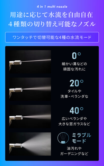 【10/10販売開始！】MIRABLE AQUABLAST MINI ミラブルアクアブラストミニ