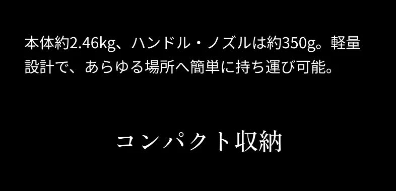 コンパクト収納